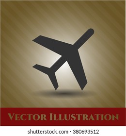 Plane icon vector illustration