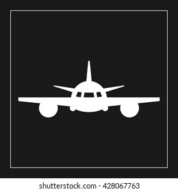plane icon. plane vector illustration