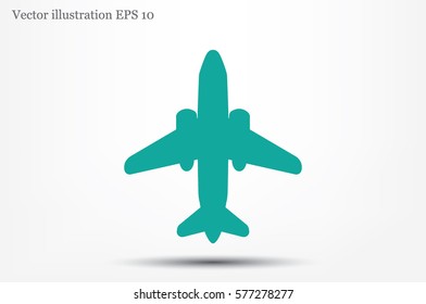 Plane icon vector illustration.