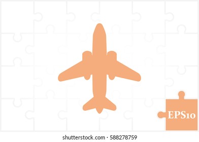 Plane icon vector illustration