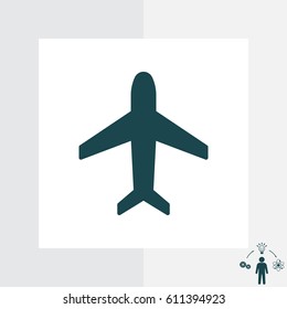 Plane icon. vector illustration