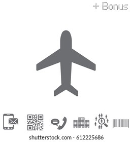 Plane icon. vector illustration