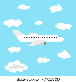 Plane icon. Vector illustration.