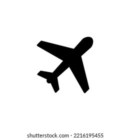 Plane icon vector illustration. Airplane sign and symbol. Flight transport symbol. Travel sign. aeroplane