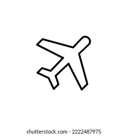 Plane icon vector illustration. Airplane sign and symbol. Flight transport symbol. Travel sign. aeroplane