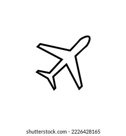 Plane icon vector illustration. Airplane sign and symbol. Flight transport symbol. Travel sign. aeroplane