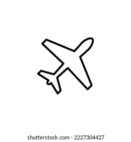 Plane icon vector illustration. Airplane sign and symbol. Flight transport symbol. Travel sign. aeroplane