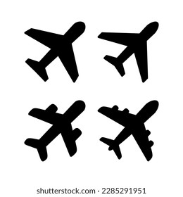 Plane icon vector illustration. Airplane sign and symbol. Flight transport symbol. Travel sign. aeroplane