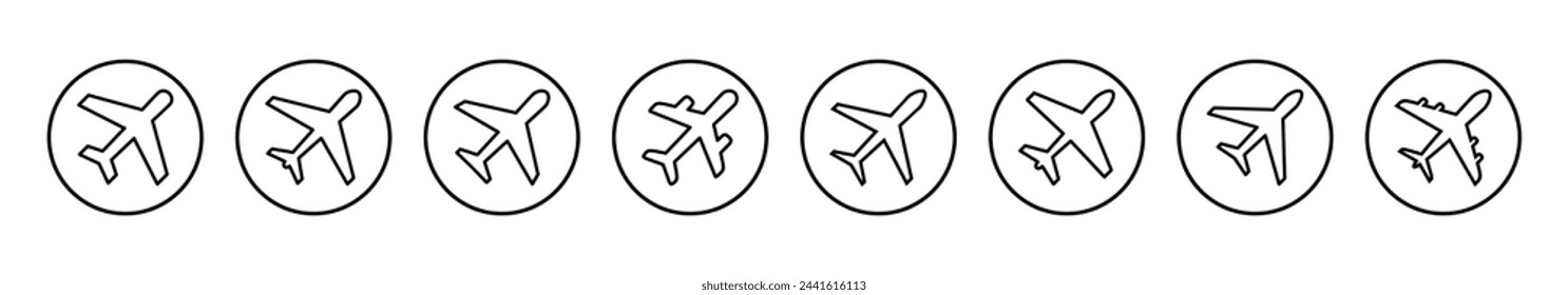 Plane icon vector illustration. Airplane sign and symbol. Flight transport symbol. Travel sign. aeroplane