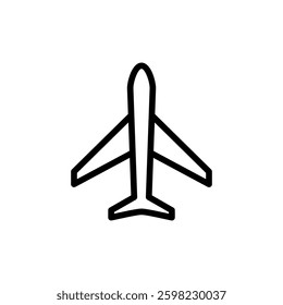 Plane icon vector illustration. Airplane sign and symbol. Flight transport symbol. Travel sign. aeroplane