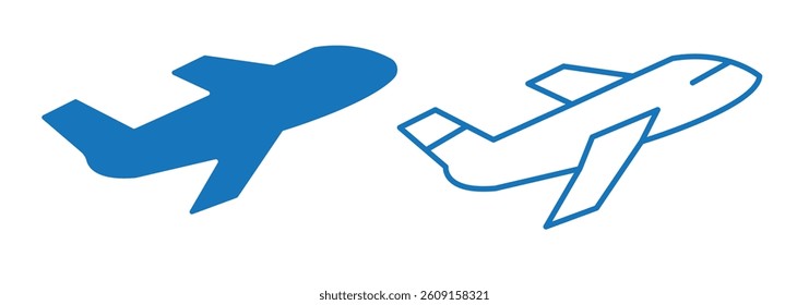 Plane icon vector illustration. Airplane sign and symbol. Flight transport symbol. Travel sign. aeroplane