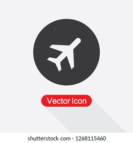 Plane Icon Vector Illustration Eps10