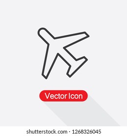Plane Icon Vector Illustration Eps10
