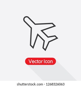 Plane Icon Vector Illustration Eps10