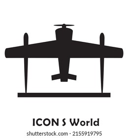 Plane icon. Vector Illustration eps10.