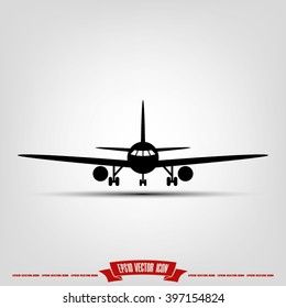 Plane icon vector illustration eps10.