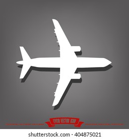Plane icon vector illustration eps10.