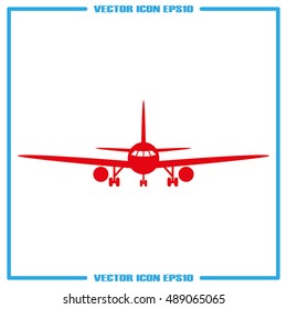 Plane icon vector illustration eps10.