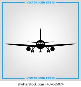 Plane icon vector illustration eps10.