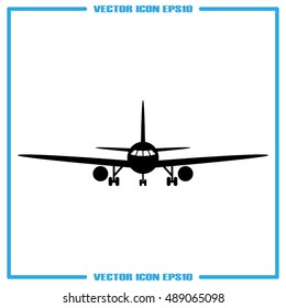 Plane icon vector illustration eps10.