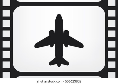 Plane icon vector illustration eps10.