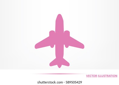 Plane icon vector illustration eps10.