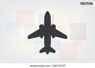 Plane icon vector illustration eps10.