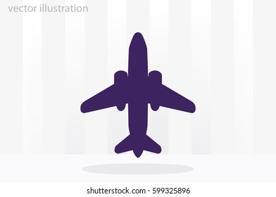 Plane icon vector illustration eps10.