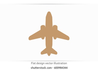 Plane icon vector illustration eps10.
