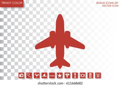Plane icon vector illustration eps10.