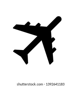 Plane icon vector illustration logo template