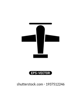 Plantilla de logotipo de ilustración vectorial de icono de plano para muchos fines. Aislado sobre fondo blanco.