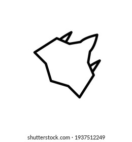 Bildsymbol, Vektorgrafik-Logo-Vorlage für viele Zwecke. Einzeln auf weißem Hintergrund.