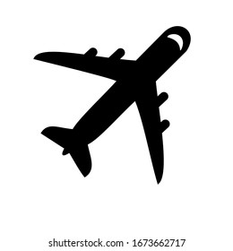 diseño de la ilustración del vector del icono de plano