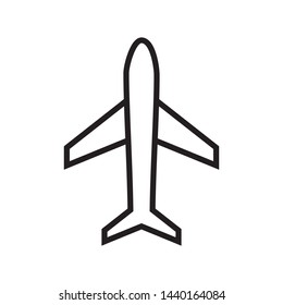 plane icon vector illutration template
