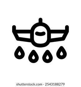 plane icon. vector line icon for your website, mobile, presentation, and logo design.