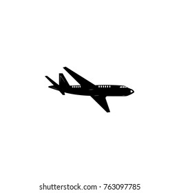 Plane Icon Vector on white background