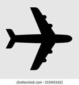 plane icon vector sign symbol for design