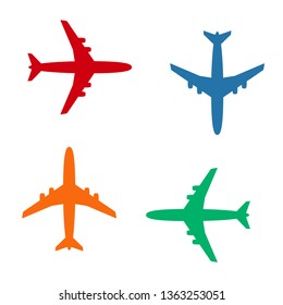 Plane icon vector, solid illustration, pictogram isolated on white