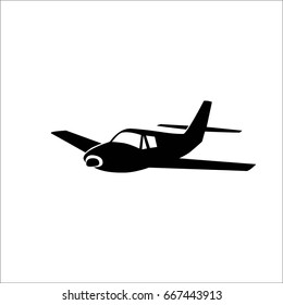 Plane icon vector, solid illustration, pictogram isolated on white