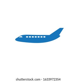 Plane icon vector, solid logo illustration