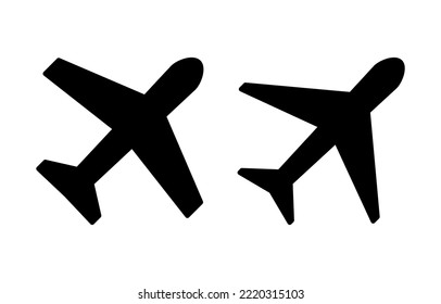Plane icon vector for web and mobile app. Airplane sign and symbol. Flight transport symbol. Travel sign. aeroplane