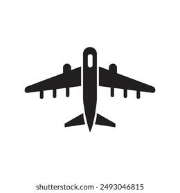 Plane icon vector for web and mobile app. Airplane sign and symbol. Flight transport symbol. Travel sign. aeroplane