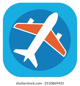 Plane icon vector for web and mobile app. Airplane sign and symbol. Flight transport symbol. Travel sign. aeroplane