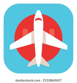 Plane icon vector for web and mobile app. Airplane sign and symbol. Flight transport symbol. Travel sign. aeroplane