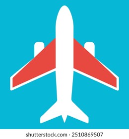 Ebenensymbol-Vektor für Web- und Mobile-App. Flugzeugsymbol und -zeichen. Flugtransportsymbol. Reisezeichen. Flugzeug