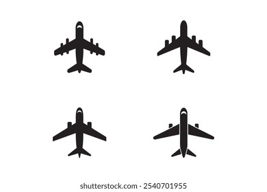 Plane icon vector for web and mobile app. Airplane sign and symbol. Flight transport symbol. Travel sign. aeroplane