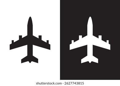 Plane icon vector for web and mobile app. Airplane sign and symbol. Flight transport symbol. Travel sign. aeroplane