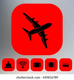 Plane icon, vip service