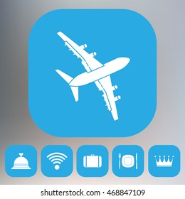 Plane icon, vip service